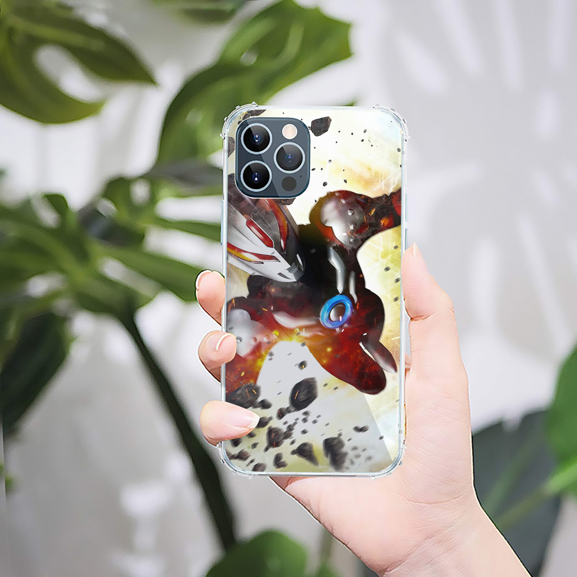 （画像用） ウルトラマン Ultraman 【iPhone 12シリーズ対応】透明スマホケース（クリアソフトケース）